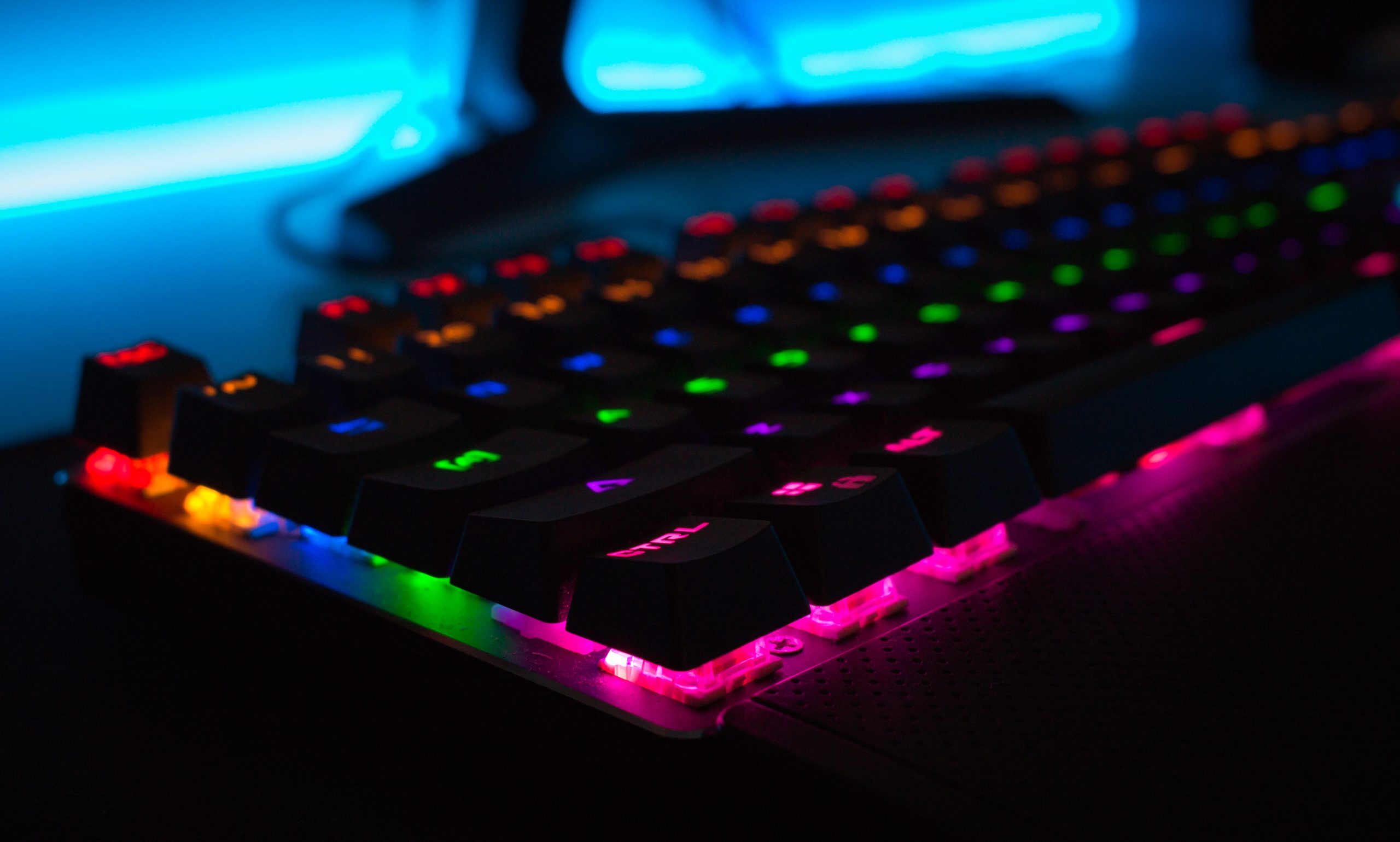Beleuchtete Tastatur